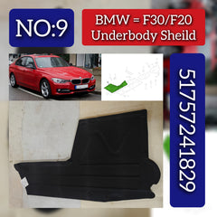 Underbody Sheild 51757241829 Compatible With BMW 1 Series F20/3 Series F30 Tag No.9