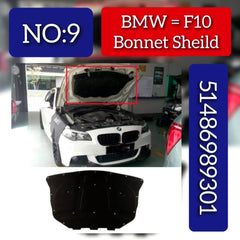 Sound Insulating Engine Hood 51486989301 Compatible with BMW 5 Series F10 Tag No.9