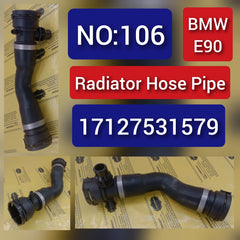Radiator Hose Pipe 17127531579 Compatible With BMW 3 Series E90 Tag-H-106