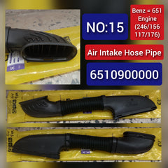 Air Intake Hose Pipe 6510904337 6510900000 A6510900000 A6510904337 Compatible With MERCEDES-BENZ A-CLASS W176 & B-CLASS W246, GLA-CLASS X156 Tag-H-15