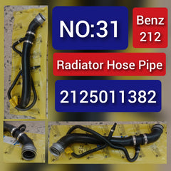 Radiator Hose Pipe 2125011382 A2125011382 for Mercedes-Benz E-CLASS W212 Tag-H-31