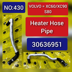Heater Hose Pipe 30636951 For Volvo S80 S60 Tag-H-430