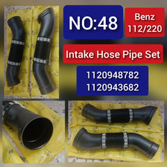 Intake Hose Pipe 1120943782 + 1120943682 Left & Right For Mercedes Benz W220 Tag-H-48