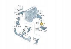 Front Engine Mount Set Compatible With Audi A4 Engine Mount Left 8E0199379BF & Right 8E0199382AG