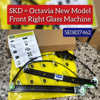 Front Right Power Window Regulator 5E0837462 5E0837462B 5ED837462 Compatible with SKODA OCTAVIA III (5E3, NL3, NR3)