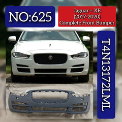 Complete Front Bumper T4N13172LML Compatible With Jaguar XE (2017-2020) Tag No.625