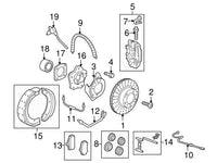 Rear Brake Pad Wear Sensor 98761267602 Compatible With PORSCHE BOXSTER 987 & BOXSTER Spyder 987
