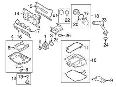 Oil Cooler 9A110745000 Compatible With PORSCHE 911 (997) & 911 Convertible (997) & 911 Targa (997) Tag No.129