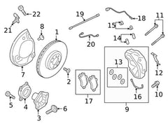Front Brake Pad Wear Sensor 9Y0907253 9Y0907253E Compatible With PORSCHE CAYENNE Coupe 9YB