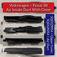 Air Duct Cover 5QD129954 Compatible With Volkswagen PASSAT B8 (362) (2015-2019)