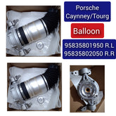 Rear Air Suspension Springs Right 95835802050 XB & Left 95835801950 XB Compatible With PORSCHE CAYENNE (92A) & VW TOUAREG (7P5, 7P6)