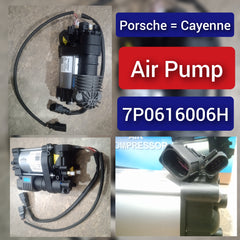 Air Suspension Compressor Pump 7P0616006H 7P0616006E 7P0698007A 7P0698007B Compatible With PORSCHE CAYENNE