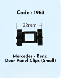 Door Panel Clips (Set of 10) Code:1963 Compatible With Mercedce Benz