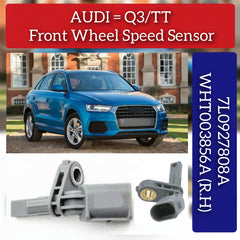 Rear Right ABS Wheel Speed Sensor Grey 7L0927808A 7L0927808B WHT003856A WHT003856B WHT003856C Compatible With AUDI Q7 4LB & Q3 8UB