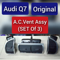 Black Ac Vent Grille Assembly Right 4L0820902 & Left 4L0820901 & Center 4L0820951 & RearCompatible With Audi Q7