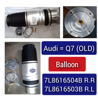 Rear Right/Left Air Suspension Shock Absorber Spring 7L6616503 7L6616503A 7L6616503B 7L8616503B Compatible With AUDI Q7 4LB