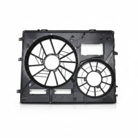 Cooling Radiator Fan Assembly Base 7L0121207 Compatible With AUDI Q7 (4LB) & VW TOUAREG (7LA, 7L6, 7L7)