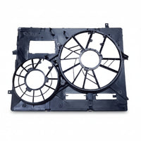 Cooling Radiator Fan Assembly Base 7L0121207 Compatible With AUDI Q7 (4LB) & VW TOUAREG (7LA, 7L6, 7L7)