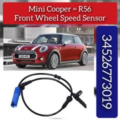 Front Left/Right ABS Wheel Speed Sensor 34526773019 34526793819 34526851500 Compatible With MINI R56