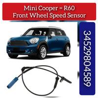 Front Left/Right ABS Wheel Speed Sensor 34529808193 34529804589 Compatible With MINI COUNTRYMAN R60