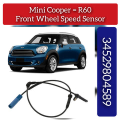 Front Left/Right ABS Wheel Speed Sensor 34529808193 34529804589 Compatible With MINI COUNTRYMAN R60