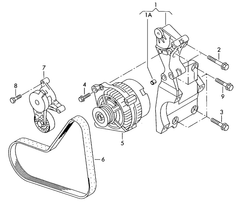 MULTI-RIB BELT 6PK1873 078903137AR Compatible With VW POLO (CONTINENTAL)