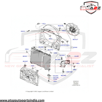 Fan Frame LR081688 LR125203 LR146883 Compatible With LAND ROVER VOGUE 2018