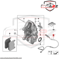 Front Brake Pad Wear Sensor 34356792289 Compatible With BMW 1 Series F20 & 3 Series F30 F80