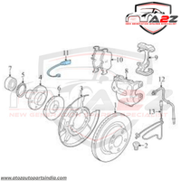 Rear Brake Pad Wear Sensor 34356792292 Compatible With BMW 1 Series F20 & 3 Series F30 F80 & 3 Gran Turismo F34