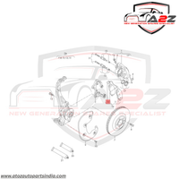 Front Brake Pad Wear Sensor 8K0615121 Compatible With AUDI A4 B8 (8K2) | A4 / S4 & A6 A8 C7 & Q5