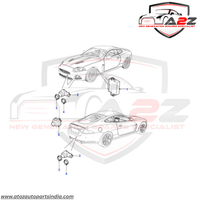 Parking Distance Control Sensors JDE28658 Compatible With JAGUAR XF I (X250) & XJ (X351)
