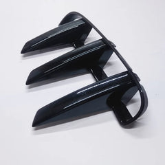 Front Bumper Grille Fog Lamp Strip (Glossy Black) Right LR142429 & Left LR142430 Compatible With Land Rover Discovery 5 L462 (2020)