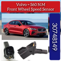 Front Left/Right ABS Wheel Speed Sensor 30748149 & 32301800 Compatible With VOLVO S60 II (134)