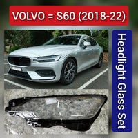Front Headlight Glass Compatible With VOLVO S60 (2018-2022)