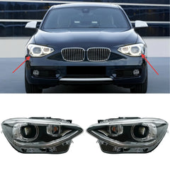 Complete Headlight Set Left 63117229671 & Right 63117229672 Compatible With BMW F20 2012-2016