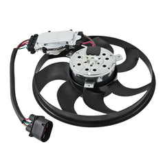 Engine Cooling Fan Motor Fan Assembly (Small) 7L0959455F Compatible With AUDI Q7 (4LB) & PORSCHE CAYENNE (9PA) & VW TOUAREG (7LA, 7L6, 7L7)