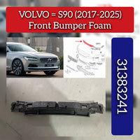 Front Bumper Foam 31383241 32227820 Compatible With VOLVO - S90