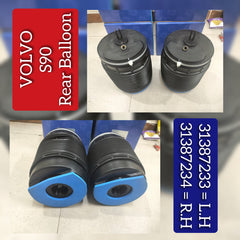Rear Air Suspension Springs Right 31387234 & Left 31387233 31451887 31476428 31360714 31476427 Compatible With VOLVO S90 &V90 II Estate (235) & XC60 II (246) & XC90 II (256)