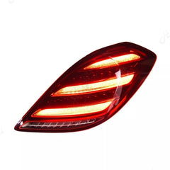 Tail Light Rear Lamp Compatible With MERCEDES-BENZ S-CLASS (W222, V222, X222) 2017-2020 Tail Light Rear Lamp Left A2229066904 2229066904 & Right A2229067004 2229067004
