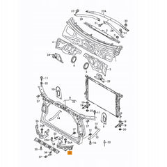 Front Headlight Bracket Left 8K0805607B & Right 8K0805608B Compatible With AUDI A4 B8 (8K2) | A4 / S4 No:- 22