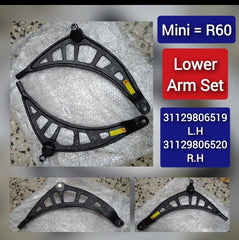 Front Lower Control Arm (Set Of 2) Left 31129806519 & Right 31129806520 Compatible with MINI COUNTRYMAN (R60)