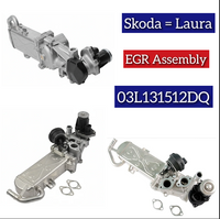 Exhaust Gas Recuperation EGR Assembly 03L131512DQ 03L131512B 03L131512N 03L131512BL Compatible With AUDI Q3 (8UB, 8UG) & SKODA OCTAVIA II (1Z3) | LAURA & VW JETTA IV (162, 163, AV3, AV2)