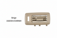 Beige Roof Top Ac Vent Grille Left 1668301554 & Right 1668301654 Compatible With Mercedes Benz GL Class W166 & GLS W166
