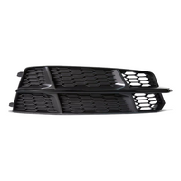 Fog Lamp Cover (Black Chrome) Left 4G0807681AN & Right 4G0807682AN Compatible With AUDI A6 C7 2016-2018 Tag No.34