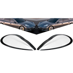 Front Headlight Glass Compatible with PorschePanamera-201114 Black .