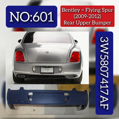 Rear Upper Bumper 3W5807417AF Compatible With Bentley Flying Spur (2009-2012) Tag No.601