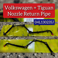 Fuel Injector Return Line Pipe 04L130235J 04L130235N Compatible With AUDI A3 Q3 & SKODA KODIAQ I (NS6, NS7, NV7)