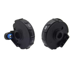 Black Left & Right AC Vent Roller 64229166893-C1 64229166894-C1 Compatible With BMW 5 Series F10 2010-2016