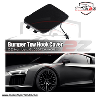 Audi Q3 (2012-2015) Rear Towing Cap Set Compatible With 8U0807442 = R.H, 8U0807441 = L.H. Tag 71