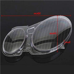 Front Headlight Glass Compatible with Mercedes-Benz E-CLASS W211 (2007 - 2008).